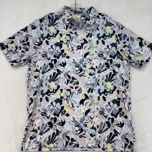 Bad Birdie Savannah Swing Golf Polo Mens XL Multicolor Abstract Floral BBMP001-4